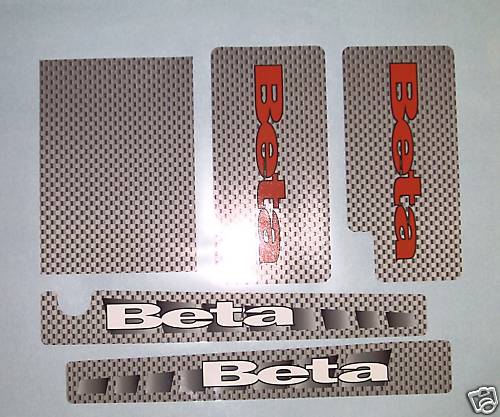 Decalcomanie adesivi beta rev - beta,