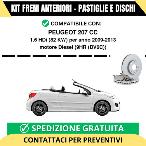 Kit freni anteriori - kit,