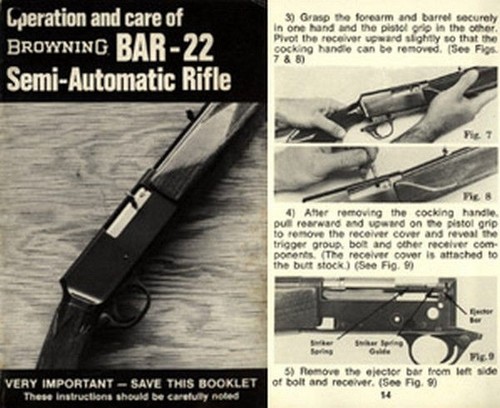 Browning bar manuale fucile - bar-22,