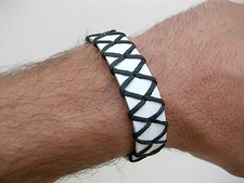  POLSINO BRACCIALE CANAPART UOMO DONNA CUOIO PELLE SU MISURA! CI BIA