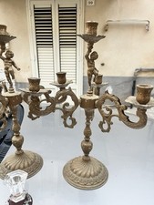 Brass candlesticks - brass,