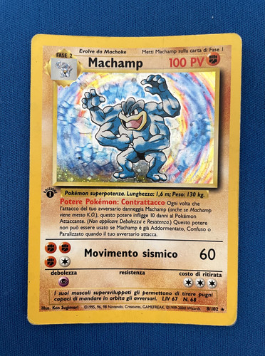 Pokemon machamp holo 102 - 8/102, set