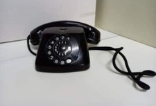Telefono vintage nero - telefono, bakelite