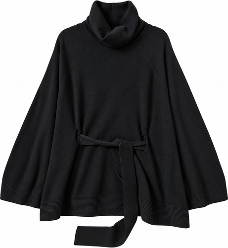 Poncho donna cashmere 100 - qi, 100%