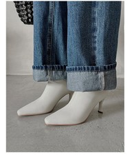 Stivaletti donna a punta vera