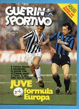 GUERIN SPORTIVO-1985 n.13-TARDELLI-MARINI +INSERTO CALCIOMONDO ANNATA BORDEAUX