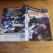 NEED FOR SPEED CARBON SOLO COPERTINA PS2 PLAYSTATION 2 ITA