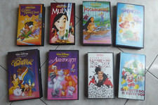 Lotto  8 VHS Walt Disney Originali vintage