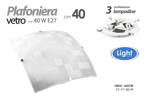 Plafoniera applique 40w - plafoniera,