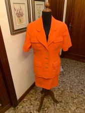 Tailleur estivo CHANEL - vintage - color arancione - come nuovo - tg. 46fr (48)