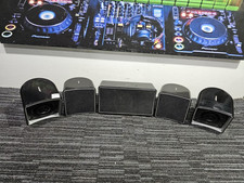 K349 Jamo altoparlanti audio surround x5 (2x A102, 2x A10S, 1x A10C) e supporti a parete 