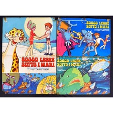 fotobuste 20.000 LEGHE SOTTO I MARI Kaitei Sanman Mile Toei Anime F53