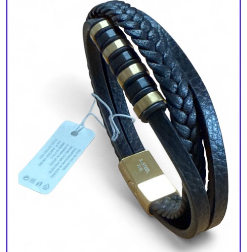 Bracciale uomo nero