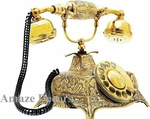 Telefono vittoriano ottone