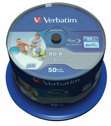 Dischi verbatim blu - 50, bd-r