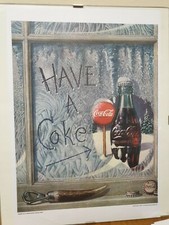  COCA COLA COKE POSTER CARTA