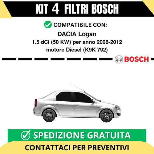 Kit bosch filtri - bosch, 4