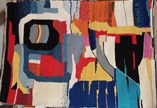 arazzo contemporaneo in lana