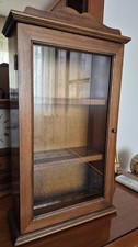 Vetrinetta in legno color noce