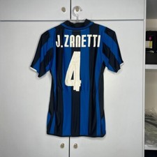 Maillot de Football Inter Milan 2007 2008 Maglia PLAYER ISSUE ZANETTI STOCK PRO