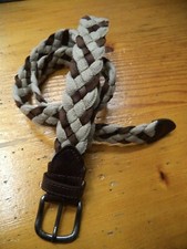 30mm Linen and Leather Braided