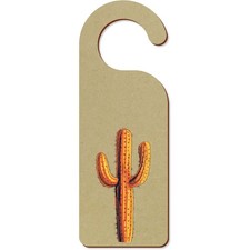 'Spiky Orange Cactus' 200 mm x 72 mm appendiabiti/insegna per porta (DH00046468)