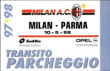 Biglietto stadio Milan A.C