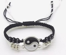 Amicizia Amore 2 Braccialetti Amicizia Friend  Simbolo Tao 2 bracciali