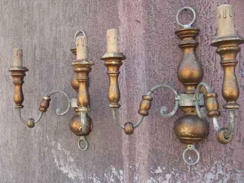 Coppia appliques metallo con - appliques,