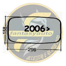 Vetro Specchio Specchietto Destro = Sinistro Compatibile Nissan Cabstar 2006 >