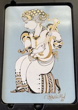 ROSENTHAL CARTOLINA KARTE PORCELLANA BJÖRN WIINBLAD SONATORE DI MANDOLINO