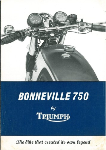 Brochure originale triumph - brochure,