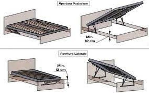 Sistema sollevamento letto kit - letto,