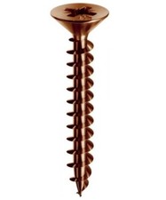 VITE PER LEGNO TRUCIOLARE BRONZATA PANELVIT MUSTAD CROCE PZ TESTA SVASATA PIANA