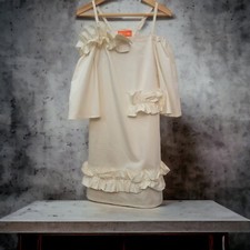 PASKAL Ivory Ruffled