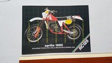 Aprilia RC 125 regolarità enduro 1980 depliant originale moto