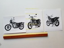 Kawasaki 900 Z1 Super 4 1973 lotto 3 foto cartella stampa originali no depliant