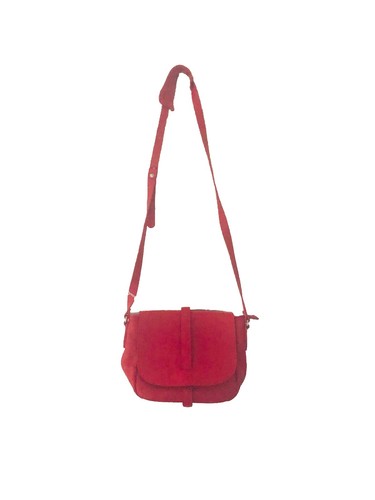 Borsa tracolla rossa - a, vera