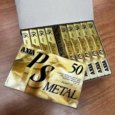 FUJI AXIA lotto di (2/ 5/ 10/ 25/ 100) PS METAL 50 nastro a cassetta vuoto (sigillato)
