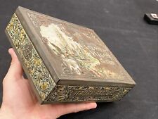 ANTICO TORRONE SECONDO VERGANI FINISSIMO PRODOTTI ITALIANI ANTICO COPERCHIO INCERNIERATO LATTA