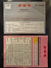 schema circuiti MIVAR  TV color 14 M3