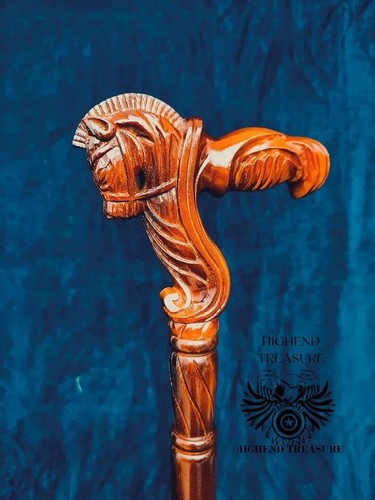 Legno intagliato bastone - intagliato,