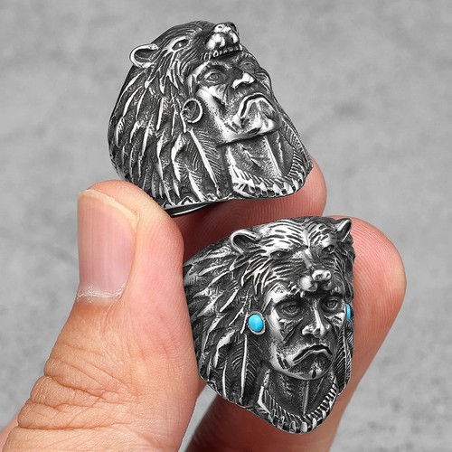 Anello copricapo orso capo