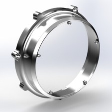 Kbike carter frizione argento