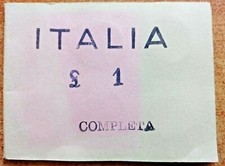 Serie Completa ( ITALIA 1 Lire