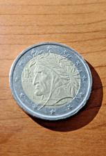 moneta 2 euro Dante Alighieri