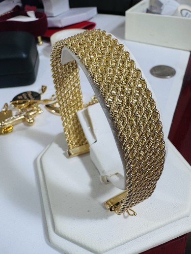 Bracciale corda oro - vero, 18