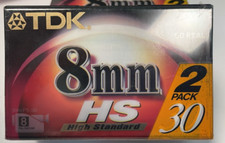Nuove TDK Cassette 8 mm TDK HS