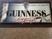 Guinness bar mirror - 65.5", x