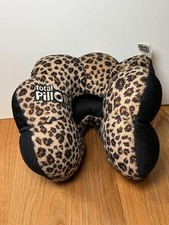 Cuscino Totale Supporto Cuscino Stampa Leopardata Microperla Viaggio Collo Schiena Cuscino